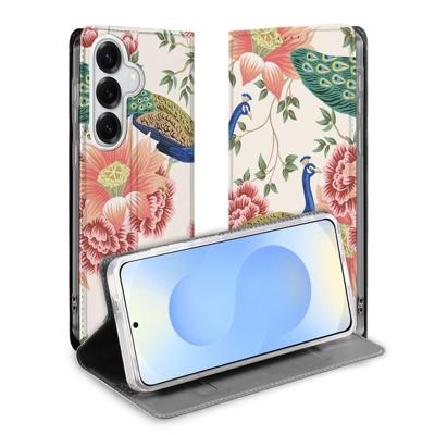 Book Cover Samsung Galaxy S26 Pink Peacock