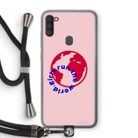 Run The World: Samsung Galaxy A11 Transparant Hoesje met koord