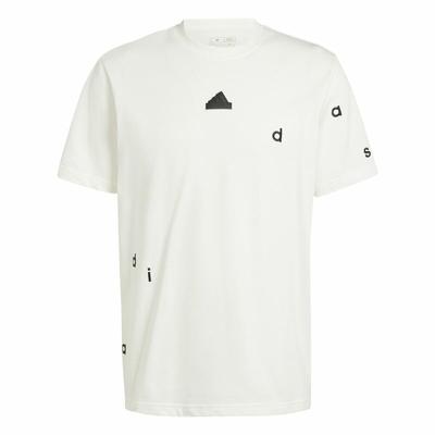 Heren-T-Shirt met Korte Mouwen Adidas Bl Sj Q1 - Maat: M