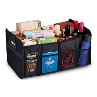 All Ride Kofferbak Organizer - 50 x 32 x 27 CM - Organiseer Auto Accessoires - Opvouwbaar Ontwerp - Zwart