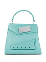 Maison Margiela petit sac Snatched porté épaule en cuir - Vert - thumbnail