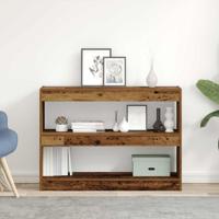 Boekenkast Oud hout 100 x 30 x 72 cm Bewerkt hout
