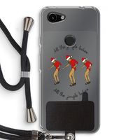 Jingle Ladies: Pixel 3a Transparant Hoesje met koord
