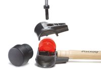 Wiha Kunststof hamer Safety | middelzacht/zeer hard | met hickorysteel | rond-slagkop | Allrounder | 150 mm | 60 mm - 26660 - 26660 - thumbnail
