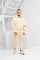 Cou7ure Essentials Basic Curve Trainingspak Heren Beige - Maat S - Kleur: Beige | Soccerfanshop