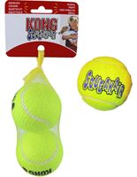 KONG hond Squeakair net a 2 tennisbal met piep large (diameter 7,5 cm) - Kong