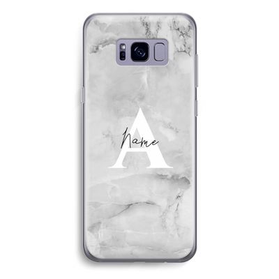 Ivory Marble: Samsung Galaxy S8 Transparant Hoesje
