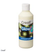 Creall glow in the dark verf groen-geel, 250ml