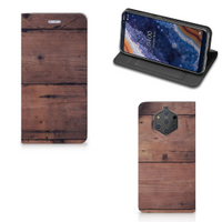 Nokia 9 PureView Book Wallet Case Old Wood