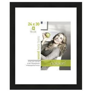 Nielsen Design nielsen fotolijst 8988006 apollon zwart 24x30 / 18x24 cm