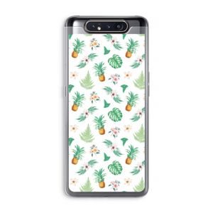 Ananas bladeren: Samsung Galaxy A80 Transparant Hoesje