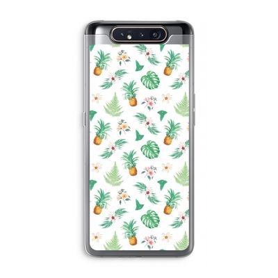 Ananas bladeren: Samsung Galaxy A80 Transparant Hoesje