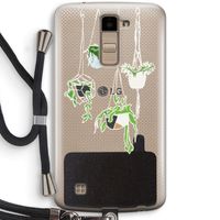 Hang In There: LG K10 (2016) Transparant Hoesje met koord