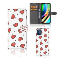 Motorola Moto G9 Plus | Telefoon Hoesje | Hearts