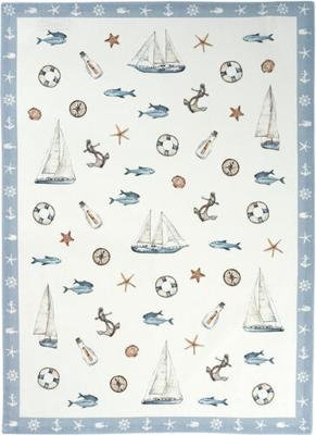Sander Sander theedoek Sealife 50x70 Fb. 40 Multi