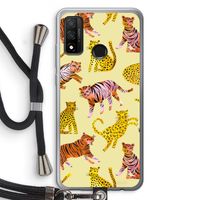 Cute Tigers and Leopards: Huawei P Smart (2020) Transparant Hoesje met koord