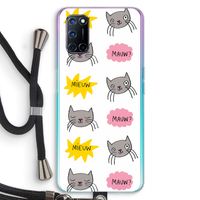 Meow: Oppo A72 Transparant Hoesje met koord