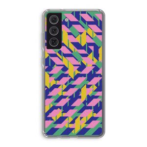 Skew Blush 1: Samsung Galaxy S21 FE Transparant Hoesje
