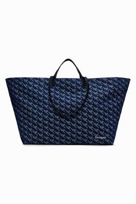Shopper tas met Desigual-logo - BLUE - U Shopper tas met Desigual-logo - BLUE - U