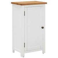 Kast 45x32x85 cm massief eikenhout - thumbnail