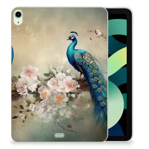 Back Case voor iPad Air (2020/2022) 10.9 inch Vintage Pauwen