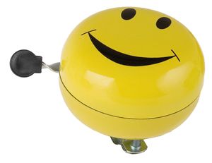 M-Wave Fietsbel ding-dong ø80mm - smiley yellow