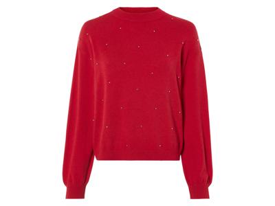 esmara Gebreide dames trui (L (44/46), Rood)