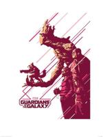 Kunstdruk Guardians of The Galaxy Stance 60x80cm