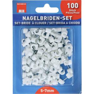 Max Hauri 135537 Assortiment spijkerclips 135537 1 stuk(s)