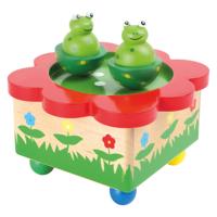 Small Foot - houten muziekdoos kikker