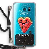 One In A Melon: Samsung Galaxy S6 Transparant Hoesje met koord One In A Melon: Samsung Galaxy S6 Transparant Hoesje met koord