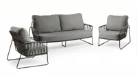 Tierra Outdoor stoel-bank loungeset rivera mountain grey