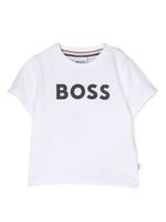 BOSS Kidswear t-shirt en coton à logo embossé - Blanc - thumbnail