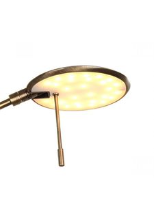 Steinhauer Led vloer leeslamp Zenith 2x6w - 2200K - 118cm bronsbruin 7862BR
