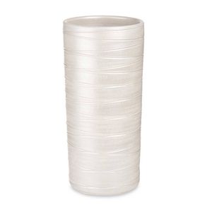 Paraplu houder/bak/standaard - keramiek - parel wit - 23 x 50 cm - Paraplubakken