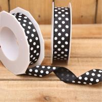 Bonbon doosjes - Chocolade doosje - Polka dot zwart 613 - 1 stuks