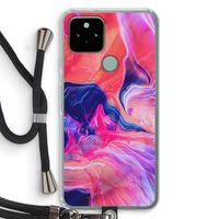 Earth And Ocean: Pixel 5 Transparant Hoesje met koord Earth And Ocean: Pixel 5 Transparant Hoesje met koord