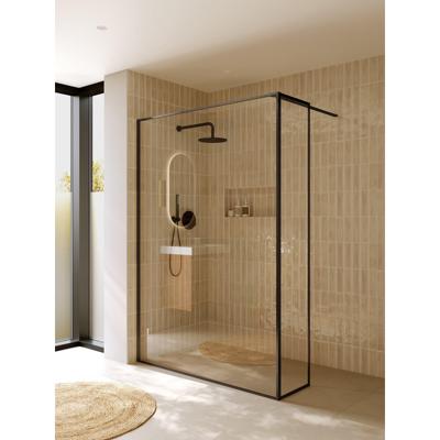Riho Define Inloopdouche - L vorm - 140x40x200cm - Gunmetal mat G010012303