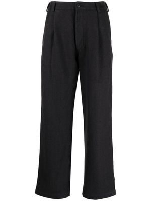 Maharishi pantalon à effet texturé - Noir