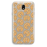 Croissant: Samsung Galaxy J7 (2017) Transparant Hoesje