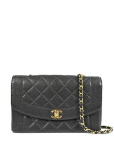 CHANEL Pre-Owned sac porté épaule Diana (1998) - Noir