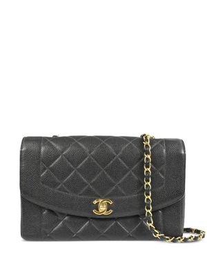 CHANEL Pre-Owned sac porté épaule Diana (1998) - Noir