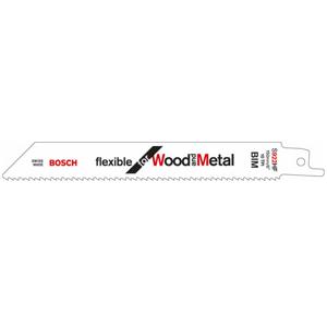 Bosch Accessories 2608656039 Reciprozaagblad S 922 HF, Flexible for Wood and Metal, verpakking van 2 stuks Zaagbladlengte 150 mm 2 stuk(s)