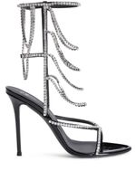 Giuseppe Zanotti sandales Cristelle 105 mm - Noir