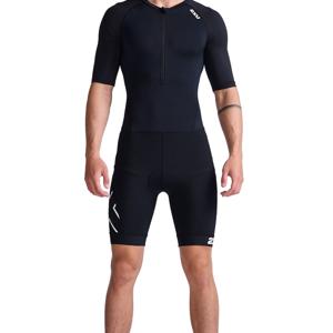 2XU Core trisuit korte mouw zwart heren S