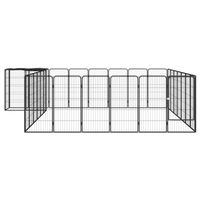 The Living Store Hondenkennel 400x350x100 cm - Stevig Staal - Waterbestendig - Met Veiligheidsgrendel
