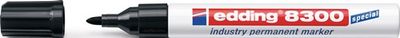 Edding Industriële permanentmarker | rood | streepbreedte 1,5-3 mm ronde punt | 10 stuks - 4-8300002 4-8300002