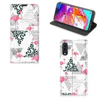 Samsung Galaxy A70 | Hoesje maken | Flamingo Triangle