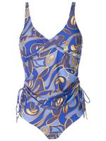 Lygia & Nanny maillot de bain à imprimé graphique - Bleu