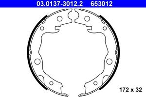 Remschoenset, parkeerrem 03013730122